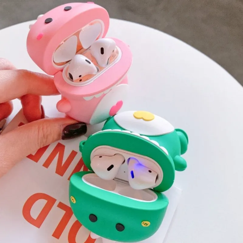 Kawaii Therapy Earphone Case<Kawaii Dinosaur Earphone Protective Case