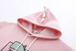 Kawaii Therapy Clothing<Kawaii Dinosaur Harajuku Hoodie – Limited Edition