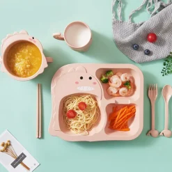Kawaii Therapy Bottles<Kawaii Dinosaur Tableware Set (6pcs) – Limited Edition