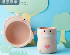 Kawaii Therapy Bottles<Kawaii Dinosaur Tableware Set (6pcs) – Limited Edition