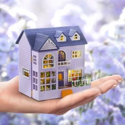 Kawaii Therapy Doll House<Kawaii DIY Mini Wooden Cottage Dollhouse