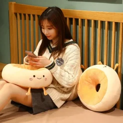 Kawaii Therapy Pillows | Bread<Kawaii Donut Bread Soft Seat Cushion