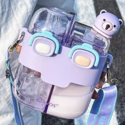 Kawaii Therapy Bottles<Kawaii Double Sided Animal Pastel Bottle (530ml) – Limited Edition