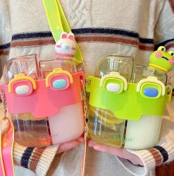 Kawaii Therapy Bottles<Kawaii Double Sided Animal Pastel Bottle (530ml) – Limited Edition