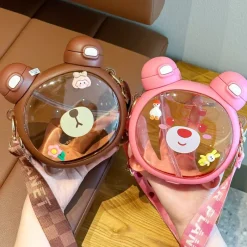 Kawaii Therapy Bottles<Kawaii Double Sided Bear Pastel Bottle (750ml)