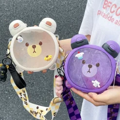 Kawaii Therapy Bottles<Kawaii Double Sided Bear Pastel Bottle (750ml)