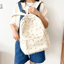 Kawaii Therapy School Backpacks | Korea Style Backpacks<Kawaii Floral Korean Style College Student Backpack