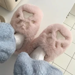 Kawaii Therapy Slippers<Kawaii Fluffy Cat Paw Cozy Slippers – Limited Edition