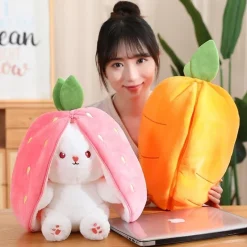 Kawaii Therapy Cute Stuffed Animals | Bunny<Kawaii Fruit Bunny Strawberry Plush – Limited Edition