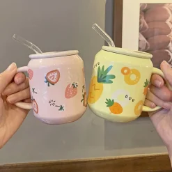 Kawaii Therapy Bottles<Kawaii Fruit Ceramic Cup – Special Edition