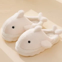 Kawaii Therapy Slippers<Kawaii Fuzzy Shark Cloud Slides – Limited Edition
