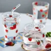 Kawaii Therapy Bottles<Kawaii Glass Strawberry Juice Cup – Limited Edition