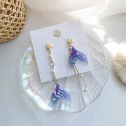 Kawaii Therapy Earrings<Kawaii Glitter Korea Style Sea Earrings