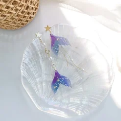 Kawaii Therapy Earrings<Kawaii Glitter Korea Style Sea Earrings