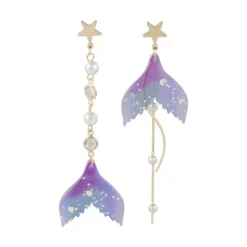 Kawaii Therapy Earrings<Kawaii Glitter Korea Style Sea Earrings