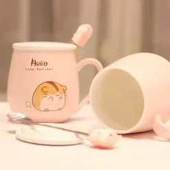 Kawaii Therapy Bottles<Kawaii Hamster Ceramic Cup (450ml) – Limited Edition
