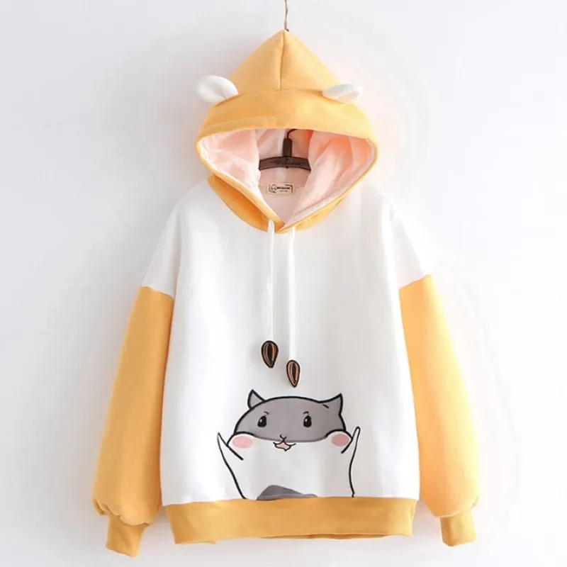 Kawaii Therapy Clothing<Kawaii Hamster Harajuku Hoodie – Special Edition