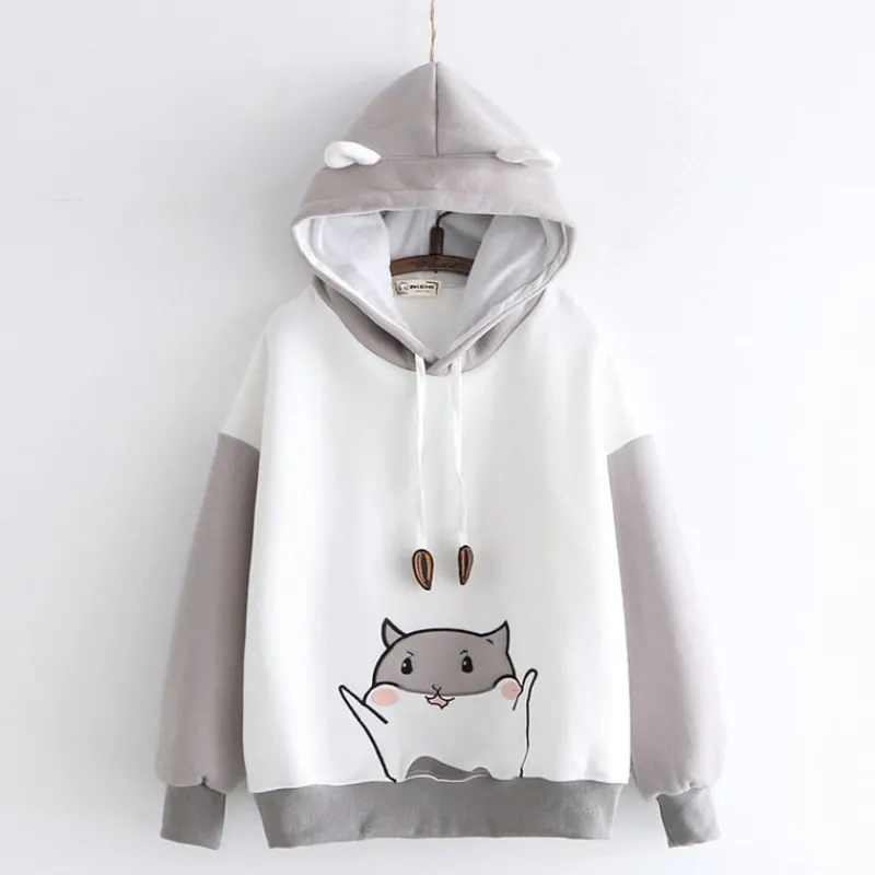 Kawaii Therapy Clothing<Kawaii Hamster Harajuku Hoodie – Special Edition