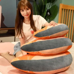 Kawaii Therapy Pillows<Kawaii Happy Salmon Sashimi Plush (70cm) – Limited Edition