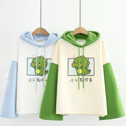 Kawaii Therapy Clothing<Kawaii Harajuku Baby Dinosaur Hoodie – Limited Edition