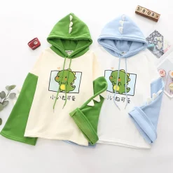 Kawaii Therapy Clothing<Kawaii Harajuku Baby Dinosaur Hoodie – Limited Edition