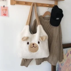 Kawaii Therapy Tote Bags | Shoulder Bags<Kawaii Harajuku Bear Casual Tote Bag – Limited Edition
