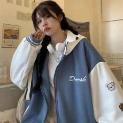 Kawaii Therapy Clothing<Kawaii Harajuku Bear Jacket Sweater – Limited Edition