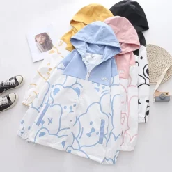 Kawaii Therapy Clothing<Kawaii Harajuku Bear Pastel Jacket – Special Edition