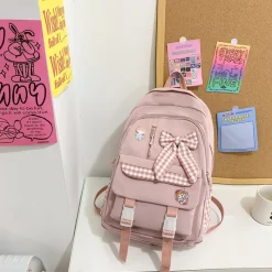 Kawaii Therapy School Backpacks | Preppy Backpacks<Kawaii Harajuku Bow Tie Preppy Style Backpack – Limited Edition