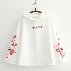 Kawaii Therapy Clothing<Kawaii Harajuku Hooded Fox Hoodie – Limited Edition