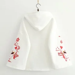 Kawaii Therapy Clothing<Kawaii Harajuku Hooded Fox Hoodie – Limited Edition