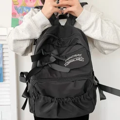 Kawaii Therapy School Backpacks | Preppy Backpacks<Kawaii Harajuku Lace Fashion Canvas Backpack – Limited Edition