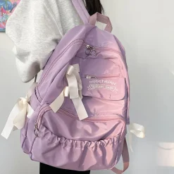 Kawaii Therapy School Backpacks | Preppy Backpacks<Kawaii Harajuku Lace Fashion Canvas Backpack – Limited Edition