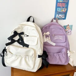 Kawaii Therapy School Backpacks | Preppy Backpacks<Kawaii Harajuku Lace Fashion Canvas Backpack – Limited Edition