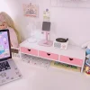 Kawaii Therapy Desk Organizers | Desk Accessories<Kawaii Harajuku Pastel Hearts Mini Desk Drawer
