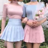 Kawaii Therapy Clothing<Kawaii Harajuku Pastel Pleated Skirt