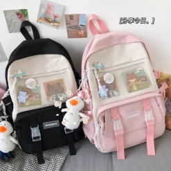 Kawaii Therapy School Backpacks | Japanese Style Backpacks<Kawaii Harajuku Style Canvas School Backpack