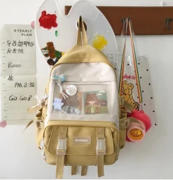 Kawaii Therapy School Backpacks | Japanese Style Backpacks<Kawaii Harajuku Style Canvas School Backpack
