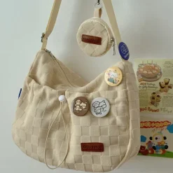 Kawaii Therapy Shoulder Bags | Japanese Style Backpacks<Kawaii Harajuku Style College Crossbody Bag – Limited Edition