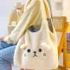 Kawaii Therapy Tote Bags<Kawaii Harajuku Winter Style Bear Tote Bag – Limited Edition