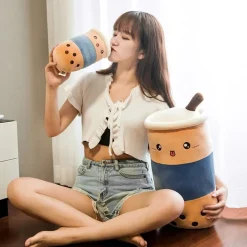 Kawaii Therapy Pillows | Boba<Kawaii Huggable Bubble Tea Plush XL (50cm)