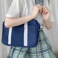 Kawaii Therapy Shoulder Bags | Preppy Backpacks<Kawaii Japanese College Style Messenger Shoulder Bag