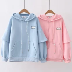 Kawaii Therapy Clothing<Kawaii Japanese Style Bear Pastel Hoodie – Special Edition