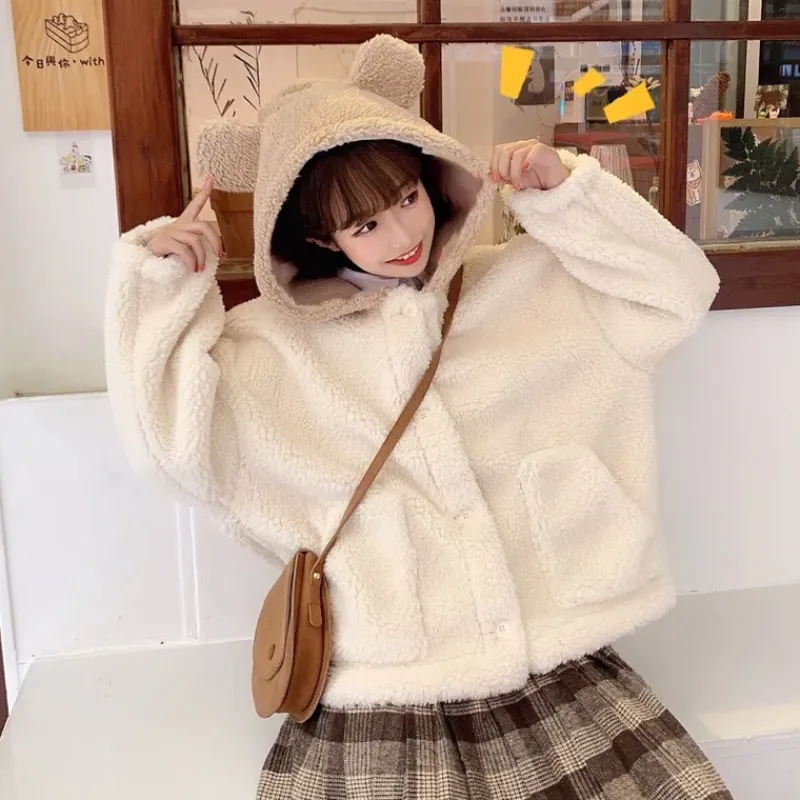 Kawaii Therapy Clothing<Kawaii Japanese Style Bear Winter Hoodie – Special Edition