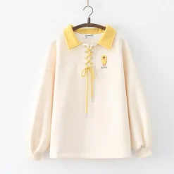 Kawaii Therapy Clothing<Kawaii Japanese Style Bear Collar Sweater – Limited Edition