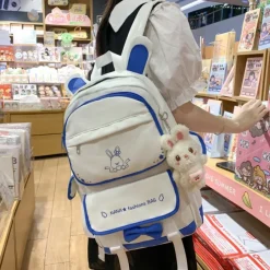 Kawaii Therapy School Backpacks | Preppy Backpacks<Kawaii Japanese Style Bunny Ears Pastel Backpack