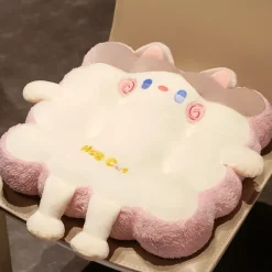 Kawaii Therapy Cute Stuffed Animals | Seat Cushions<Kawaii Japanese Style Cat Biscuit Seat Cushion