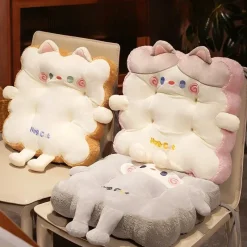 Kawaii Therapy Cute Stuffed Animals | Seat Cushions<Kawaii Japanese Style Cat Biscuit Seat Cushion