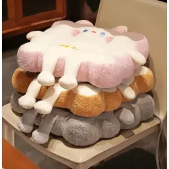 Kawaii Therapy Cute Stuffed Animals | Seat Cushions<Kawaii Japanese Style Cat Biscuit Seat Cushion