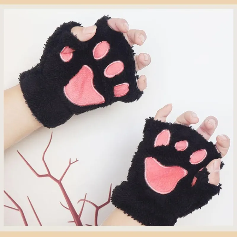Kawaii Therapy Clothing<Kawaii Japanese Style Cat Paw Winter Gloves